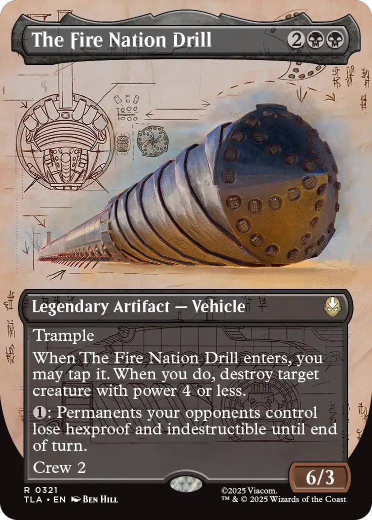 The Fire Nation Drill [321] [Borderless] [Field Notes] [Avatar: The Last Airbender] [Non-Foil]