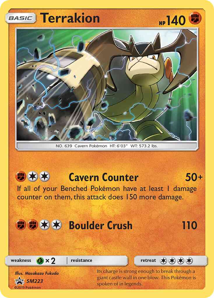 Terrakion - SM223 - Promo [smp-SM223] [Holo]