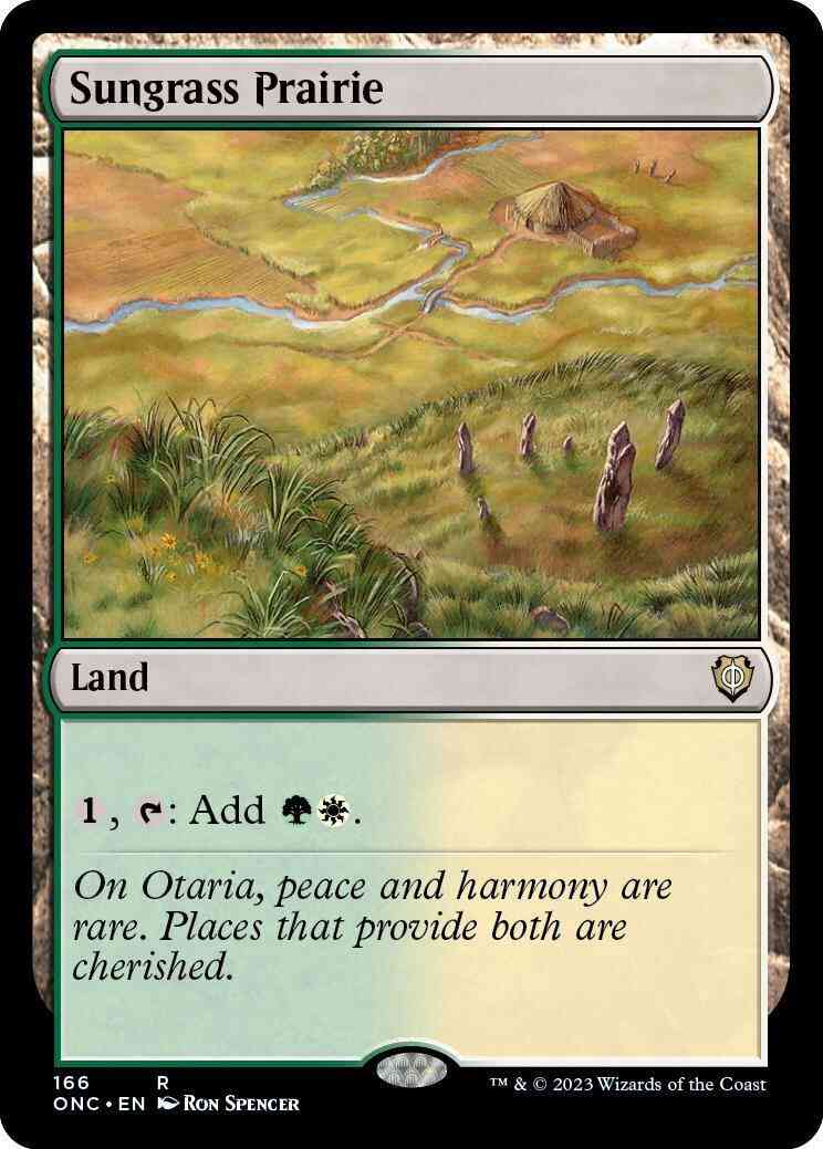 Sungrass Prairie [166] [Phyrexia: All Will Be One: Commander] [Non-Foil]