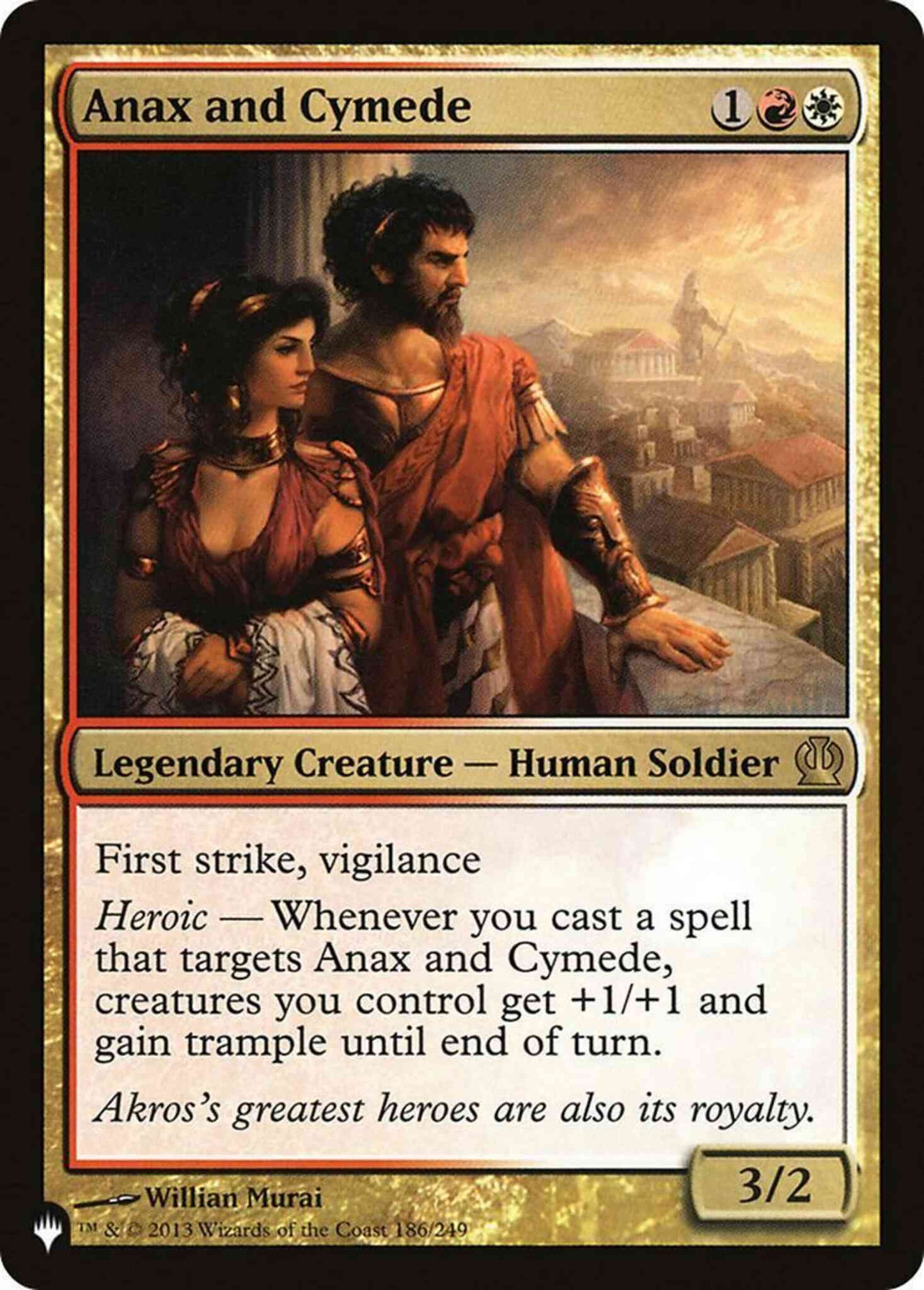 Anax and Cymede [THS-186] [The List] [Non-Foil]
