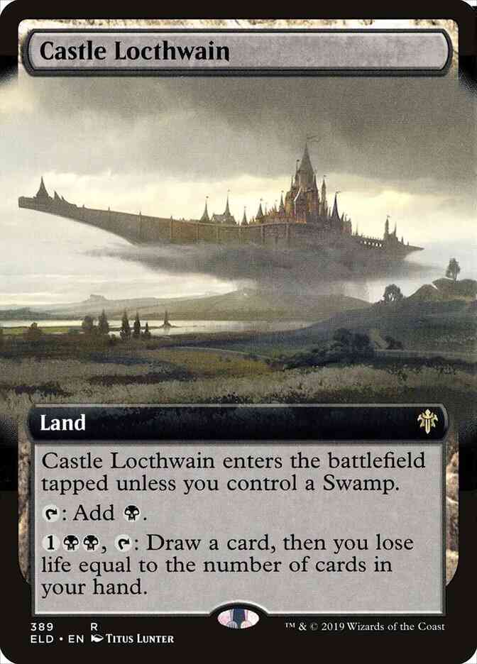 Castle Locthwain [389] [Extended Art] [Throne of Eldraine] [Non-Foil]