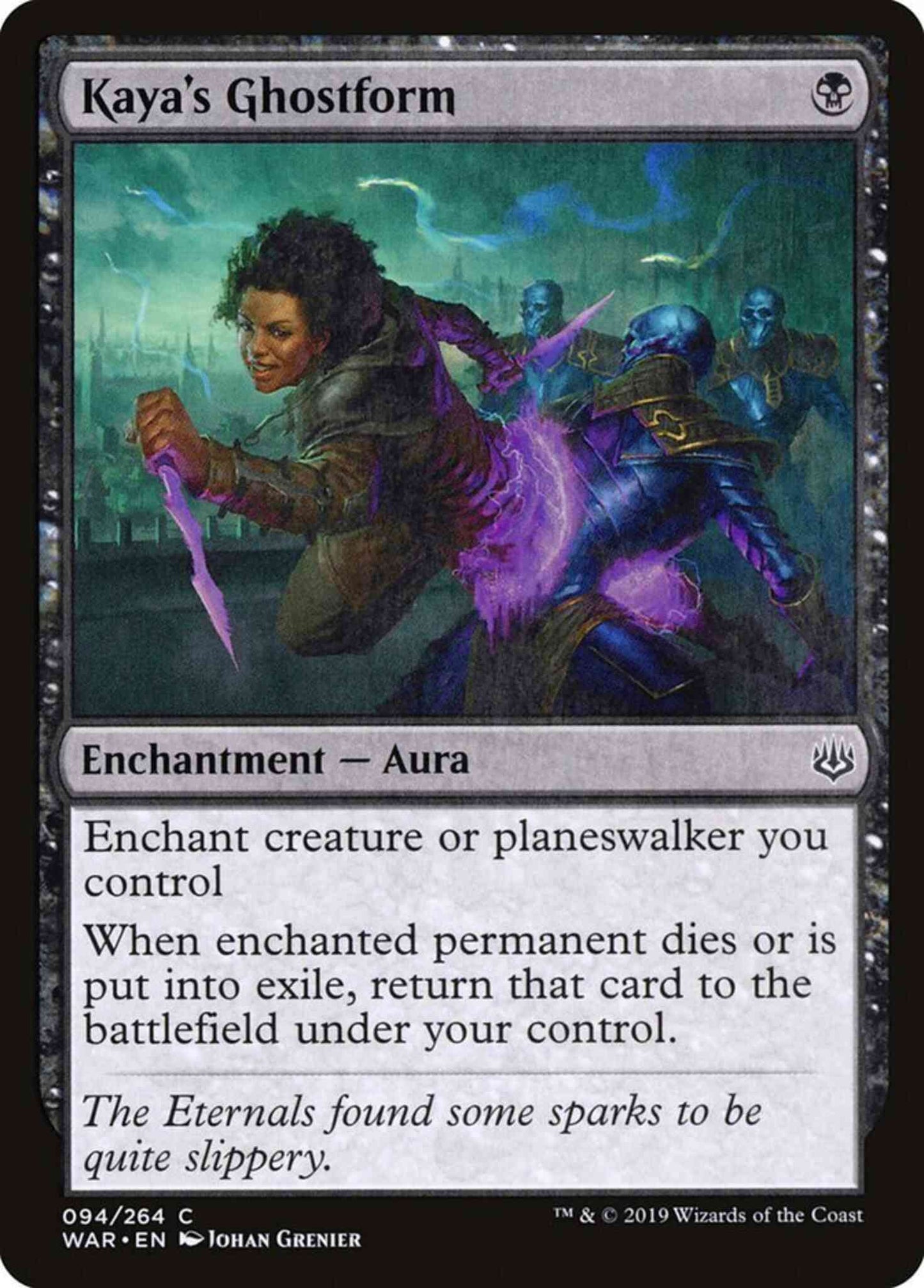 Kaya's Ghostform [94] [War of the Spark] [Non-Foil]