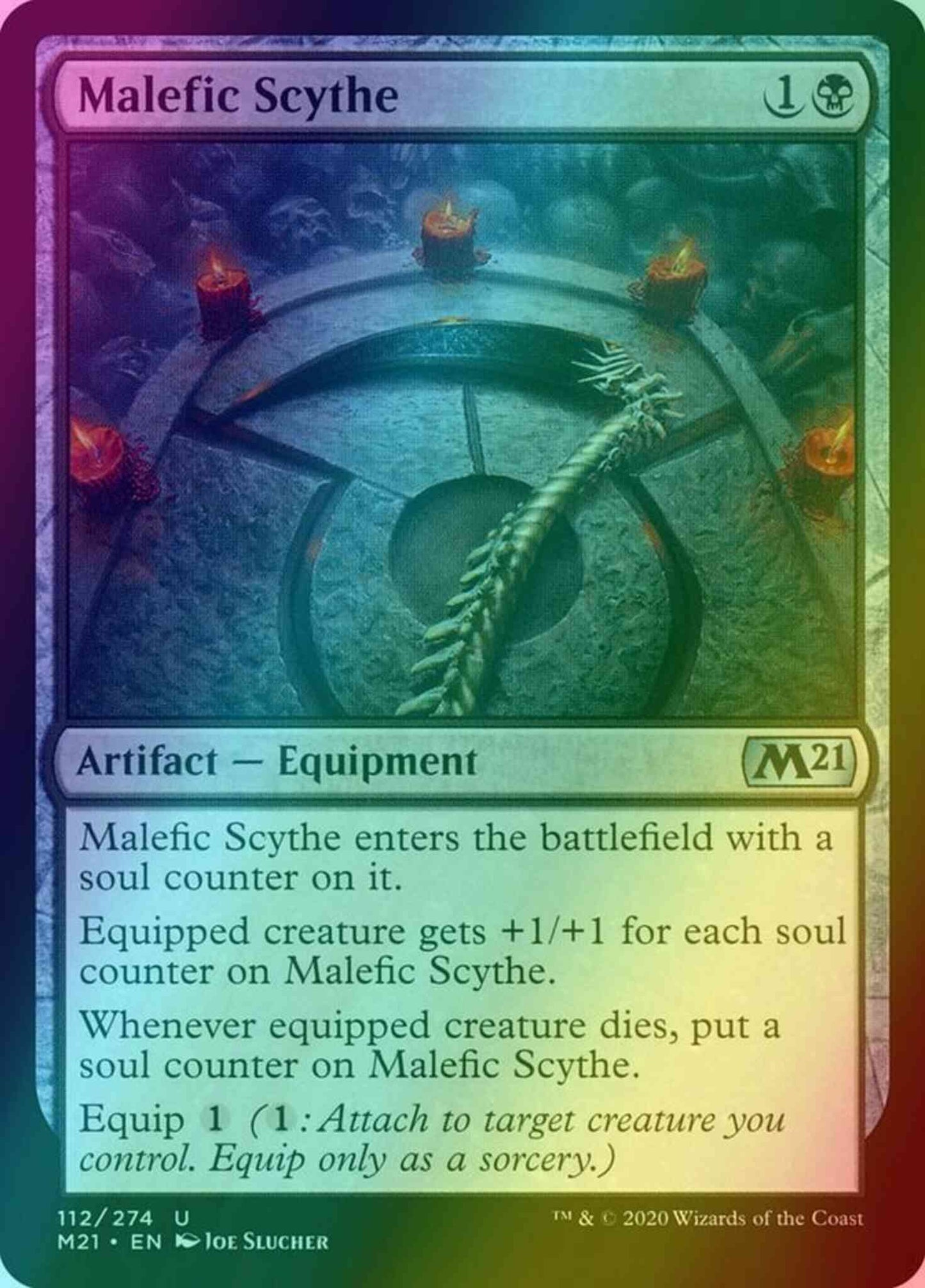 Malefic Scythe [112] [Core Set 2021] [Foil]
