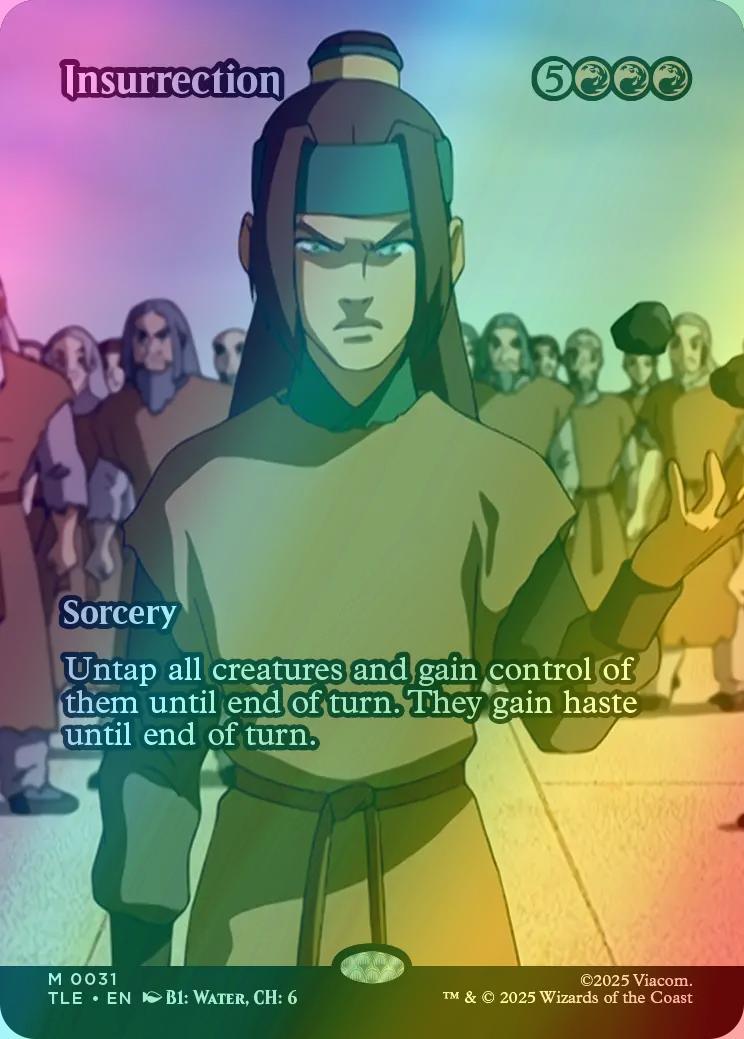Insurrection [31] [Borderless] [Source Material] [Avatar: The Last Airbender Eternal] [Foil]