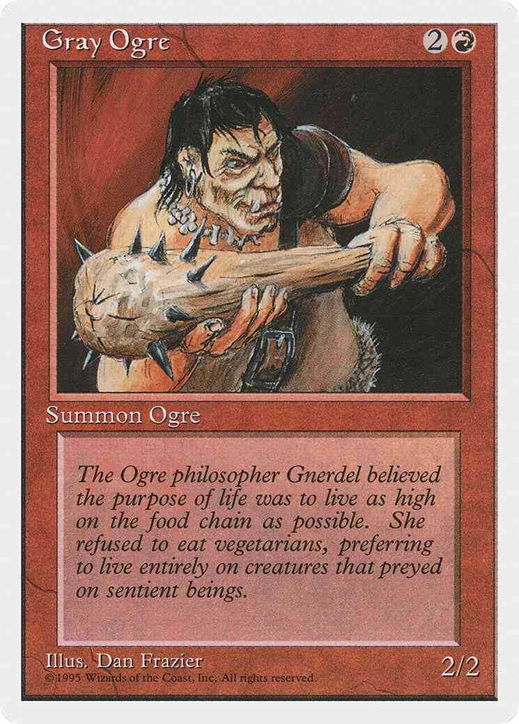 Gray Ogre [200] [Fourth Edition] [Non-Foil]