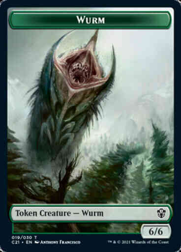 Kraken Token (04) // Wurm Token (19) [Commander 2021 Tokens] [Non-Foil]