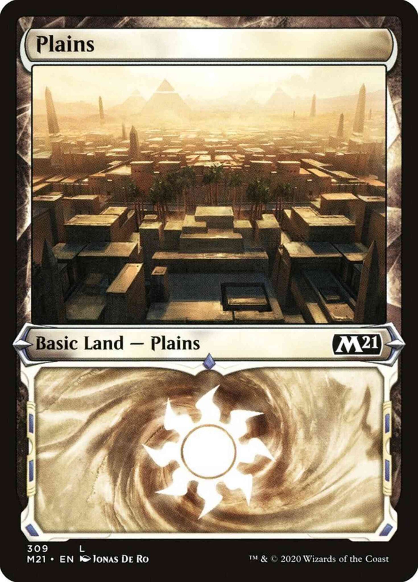 Plains [309] [Showcase] [Core Set 2021] [Non-Foil]