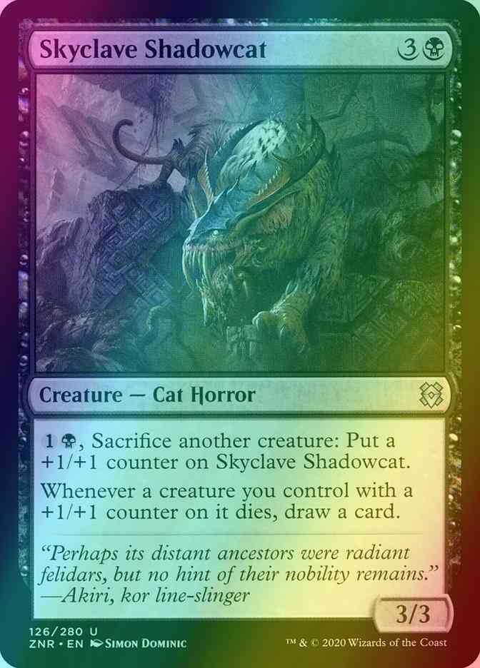 Skyclave Shadowcat [126] [Zendikar Rising] [Foil]