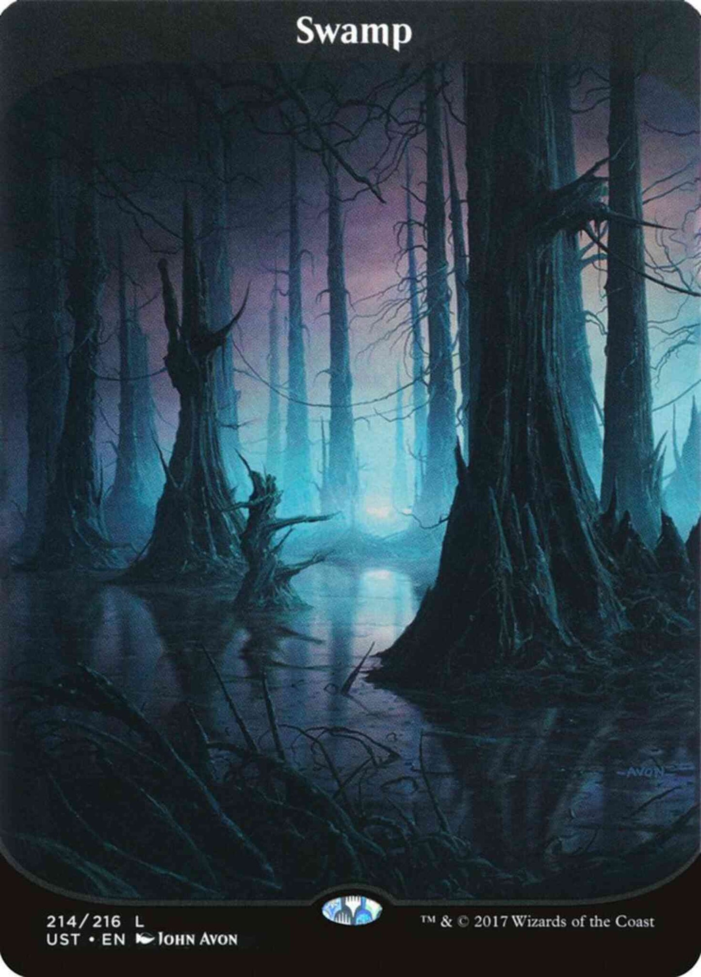 Swamp [214] [Full Art] [Unstable] [Non-Foil]