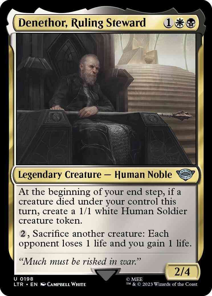 Denethor, Ruling Steward [198] [The Lord of the Rings: Tales of Middle-earth] [Non-Foil]