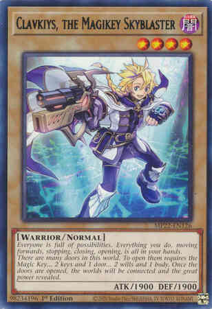 Clavkiys, the Magikey Skyblaster - MP22-EN126 - Rare - 1st Edition