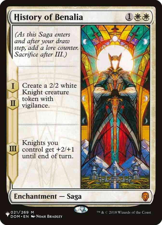 History of Benalia [DOM-21] [The List] [Non-Foil]