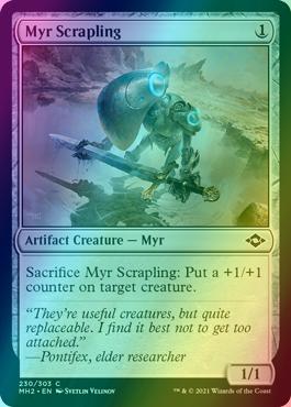 Myr Scrapling [230] [Modern Horizons 2] [Foil]