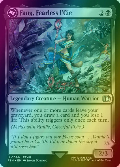 Fang, Fearless l'Cie // Ragnarok, Divine Deliverance [99] [FINAL FANTASY] [Foil]