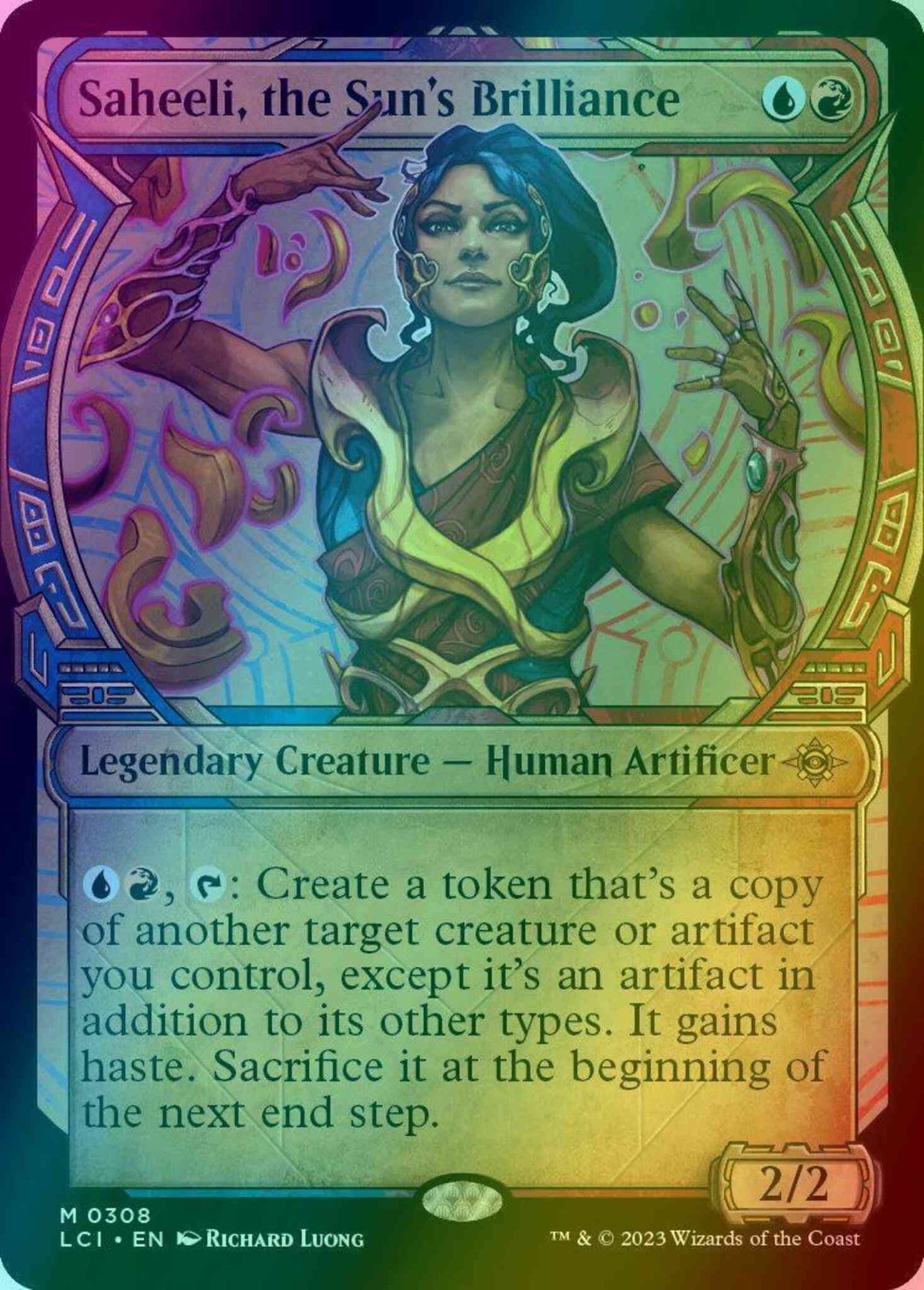 Saheeli, the Sun's Brilliance [308] [Legends of Ixalan Showcase] [The Lost Caverns of Ixalan] [Foil]