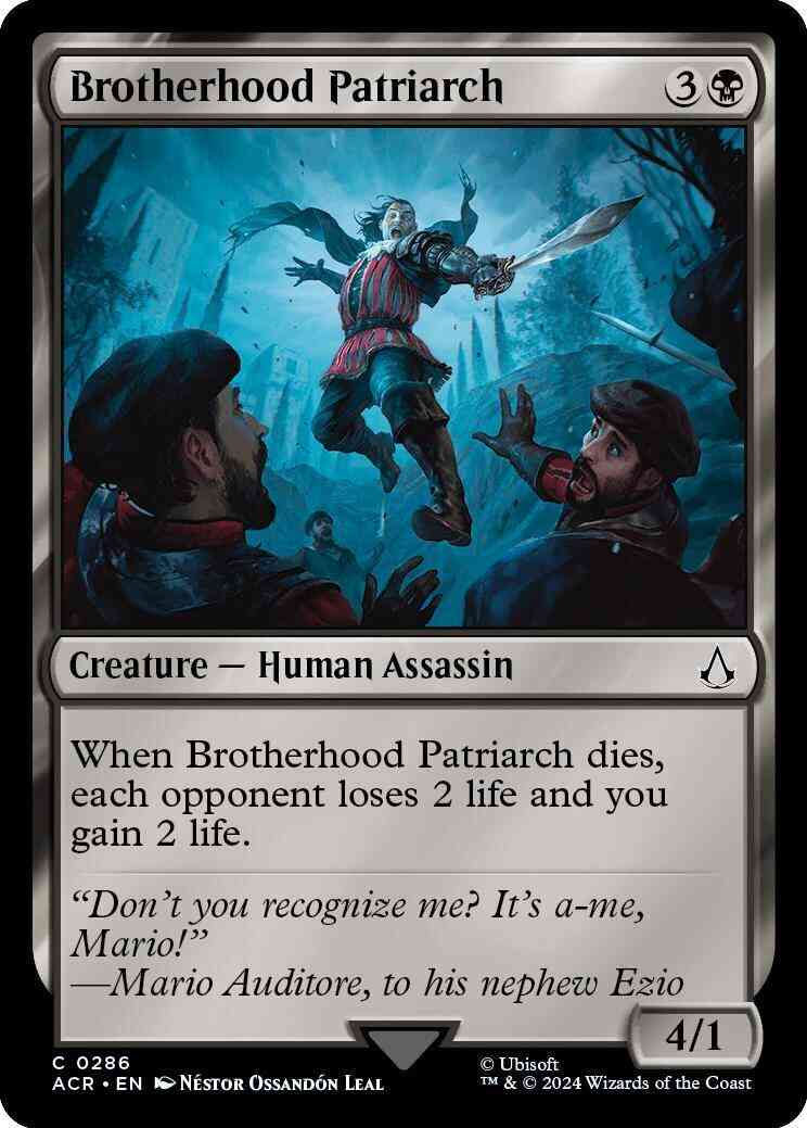 Brotherhood Patriarch [286] [Starter Kit Exclusive] [Assassin's Creed] [Non-Foil]