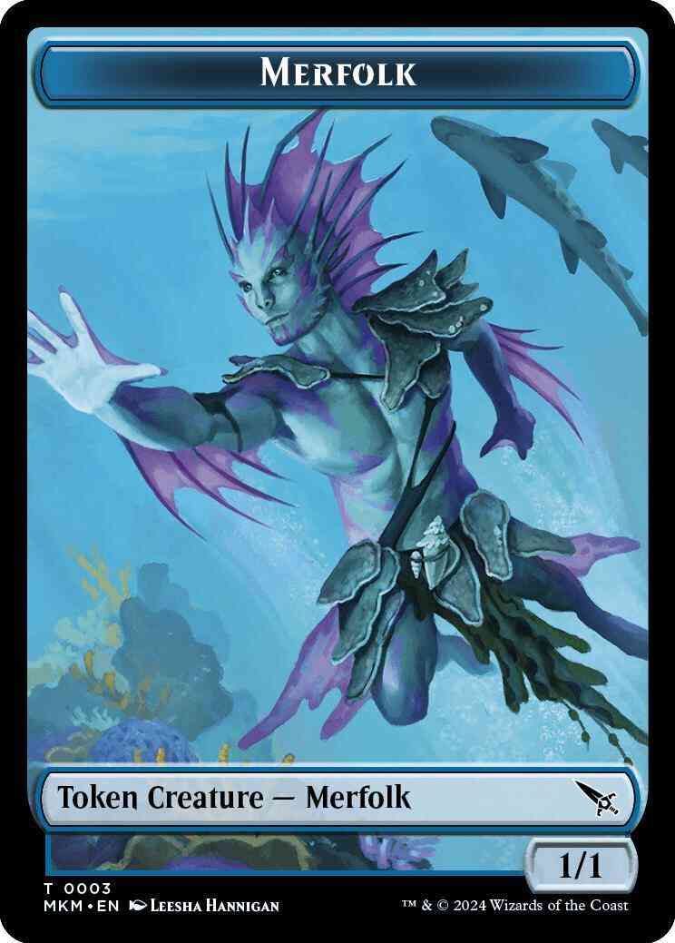 Merfolk Token [03] [Murders at Karlov Manor: Tokens] [Non-Foil]