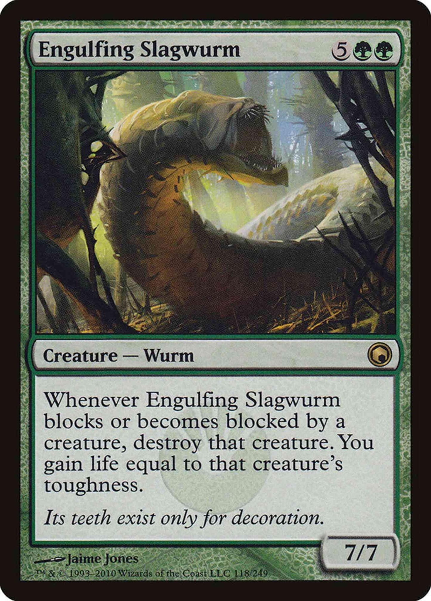 Engulfing Slagwurm [118] [Scars Of Mirrodin] [Non-Foil]