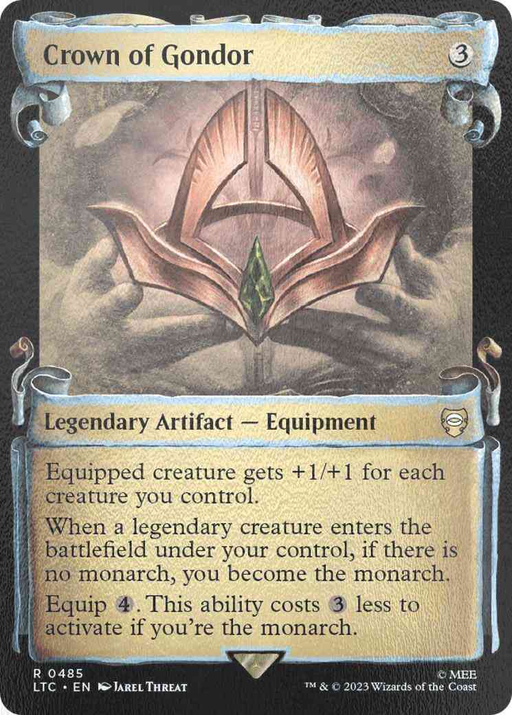 Crown of Gondor [485] [Scrolls Showcase] [The Lord of the Rings: Tales of Middle-earth: Commander] [Silver Foil]