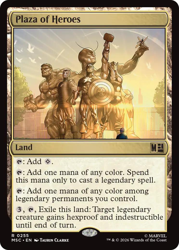 Plaza of Heroes [255] [Marvel Super Heroes: Commander] [Non-Foil]