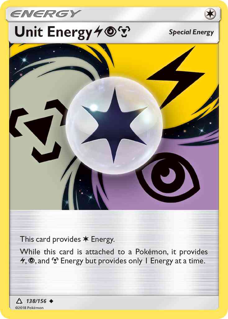 Unit Energy LightningPsychicMetal - 138/156 - Uncommon [sm5-138] [Non-Holo]