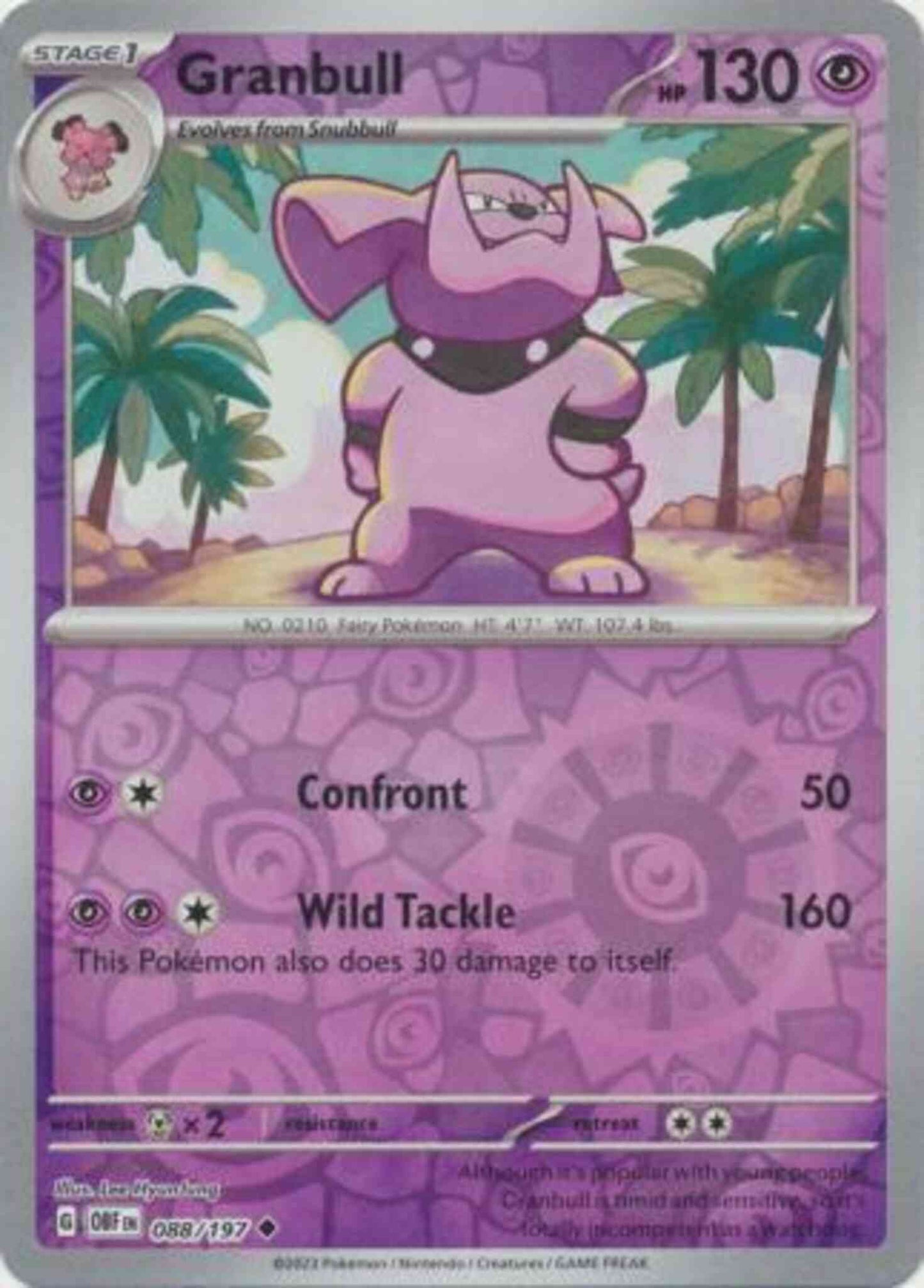 Granbull - 088/197 - Uncommon [sv03-088] [Reverse Holo]