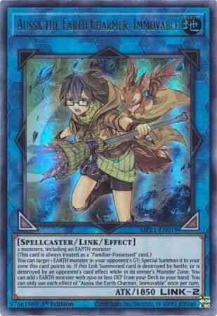 Aussa the Earth Charmer, Immovable - MP21-EN019 - Ultra Rare - 1st Edition
