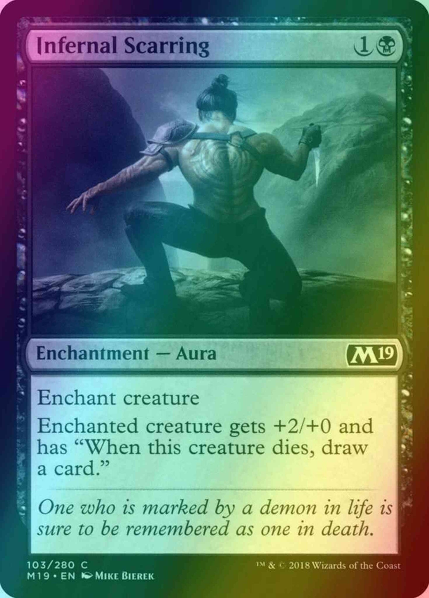Infernal Scarring [103] [Core Set 2019] [Foil]