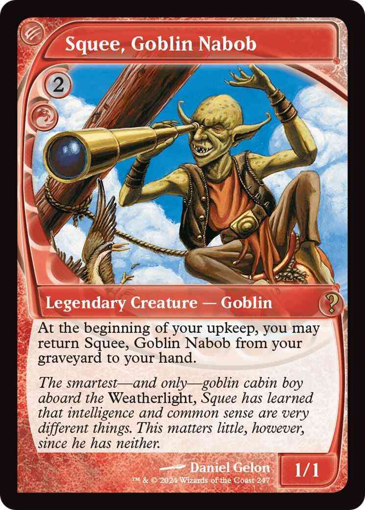 Squee, Goblin Nabob [247] [Future Frame] [Mystery Booster 2] [Foil]