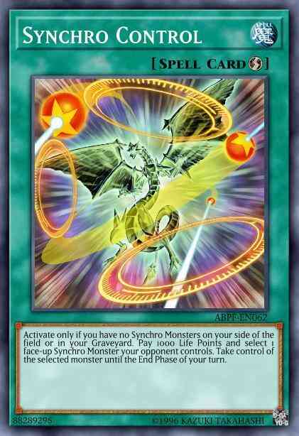 Synchro Control - ABPF-EN062 - Super Rare - 1st Edition
