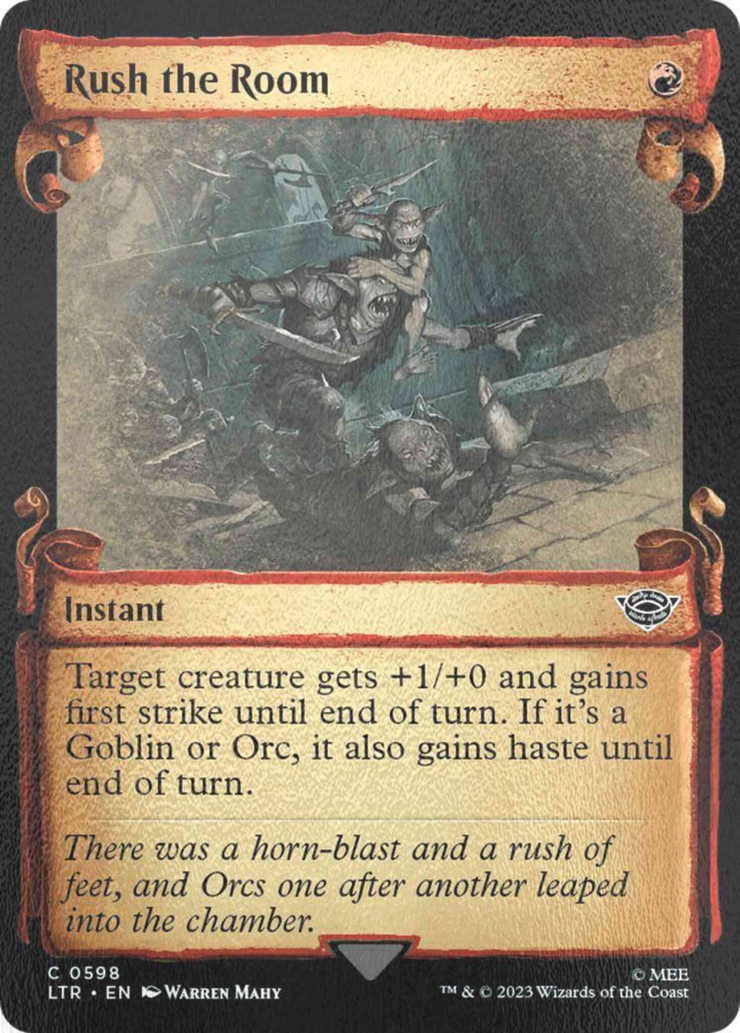 Rush the Room [598] [Scrolls Showcase] [The Lord of the Rings: Tales of Middle-earth] [Silver Foil]