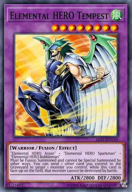 Elemental HERO Tempest - EEN-EN034 - Ultimate Rare - Unlimited
