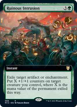 Ruinous Intrusion [66] [Extended Art] [Innistrad: Midnight Hunt: Commander] [Non-Foil]