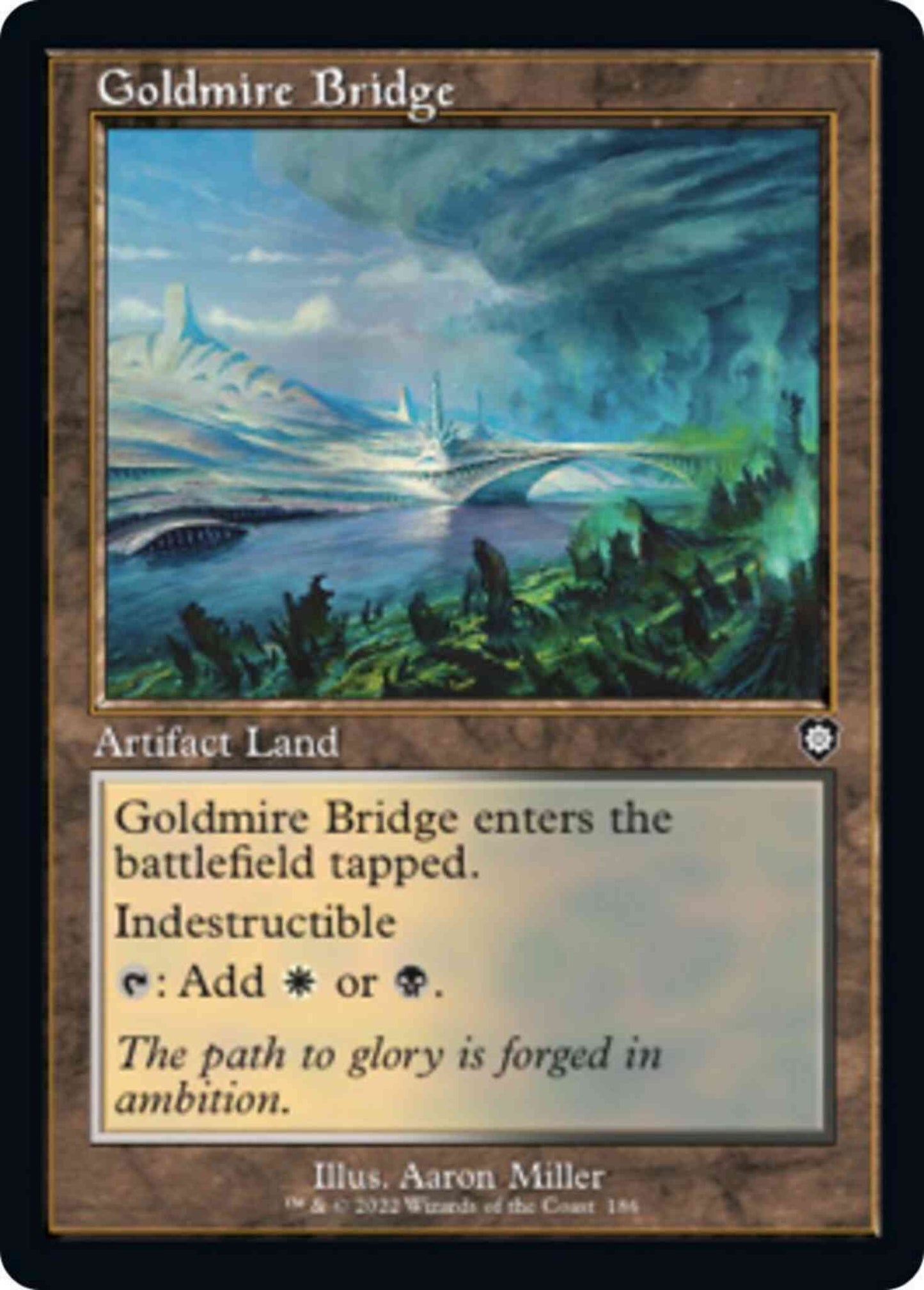 Goldmire Bridge [186] [Retro Frame] [The Brothers' War: Commander] [Non-Foil]