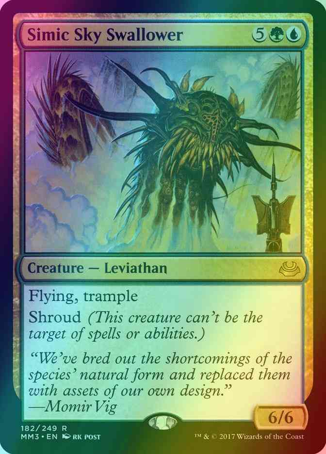 Simic Sky Swallower [182] [Modern Masters 2017] [Foil]