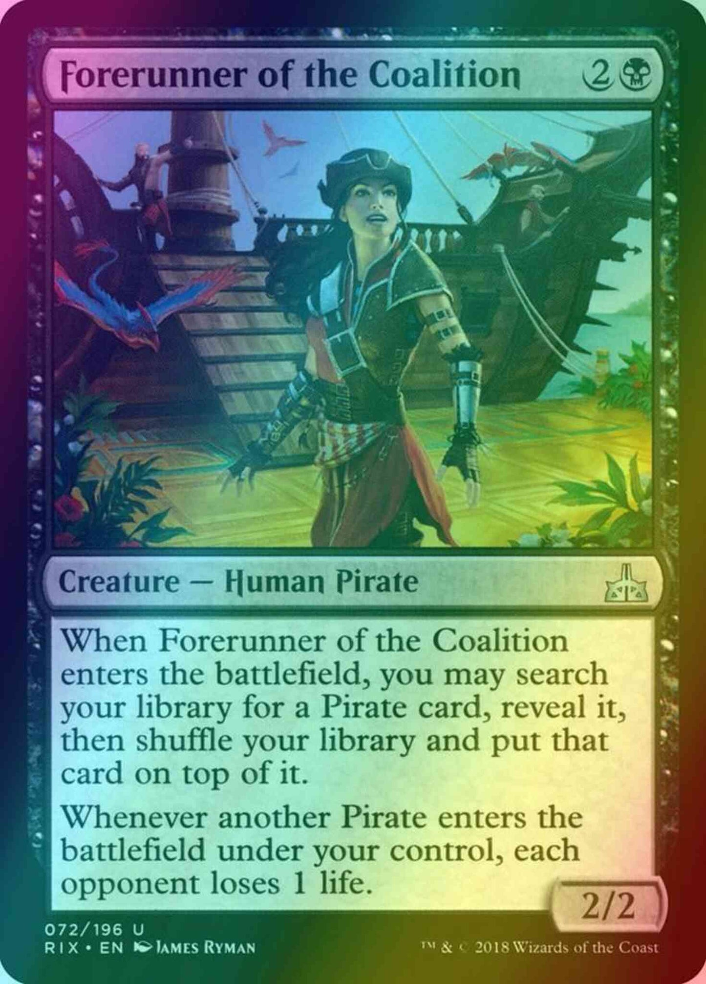 Forerunner of the Coalition [72] [Rivals of Ixalan] [Foil]