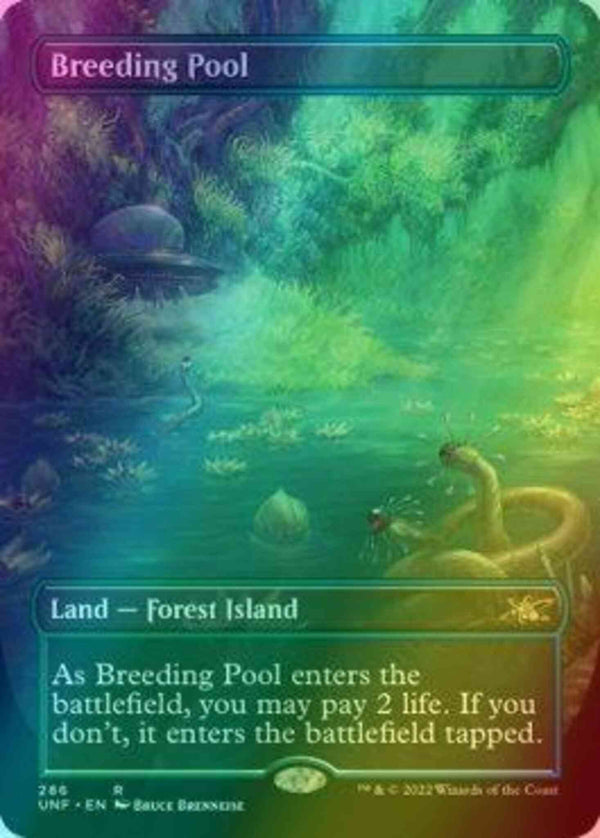 Breeding Pool [286] [Borderless] [Unfinity] [Foil]