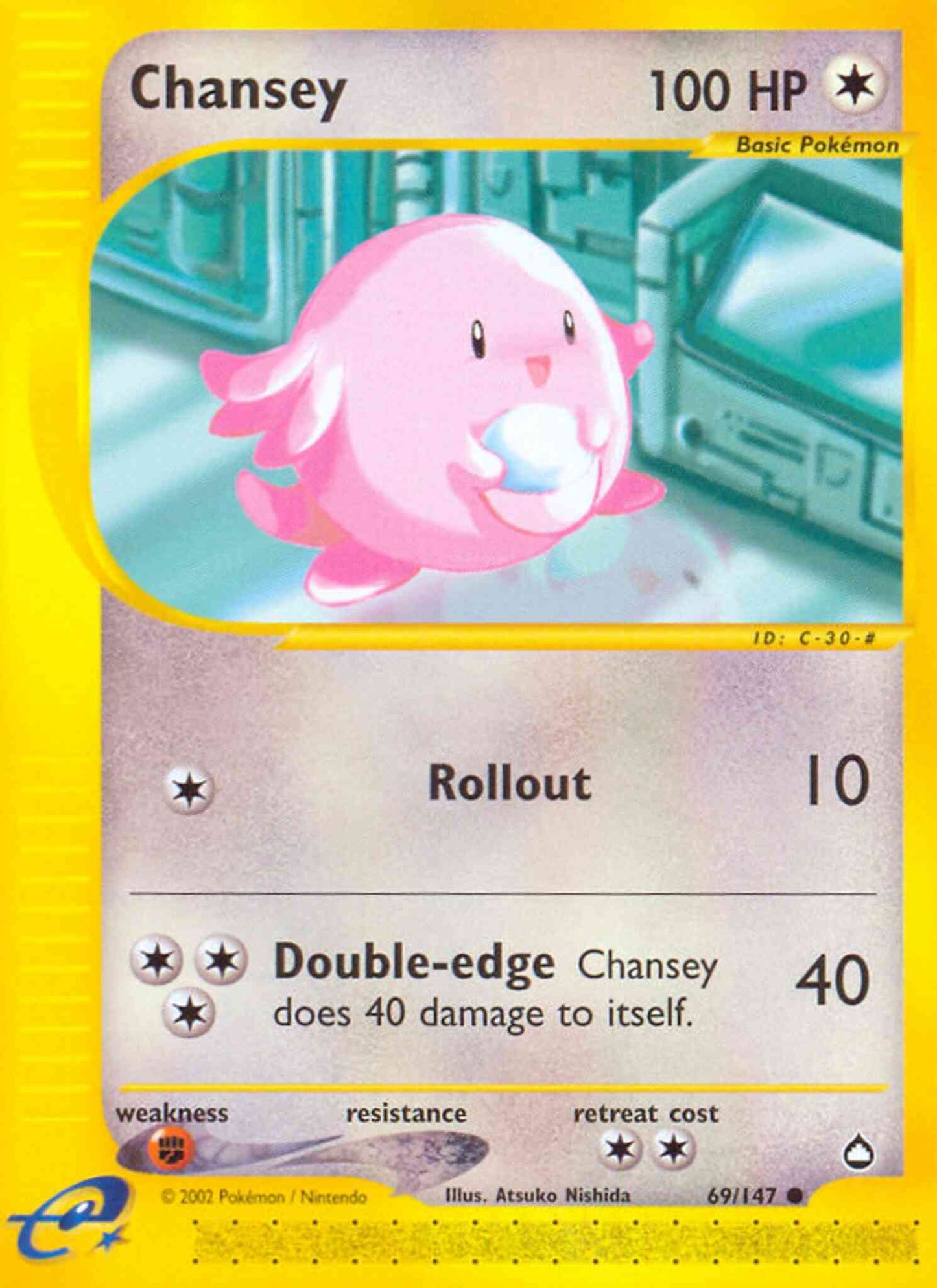 Chansey - 69/147 - Common [ecard2-69] [Reverse Holo]