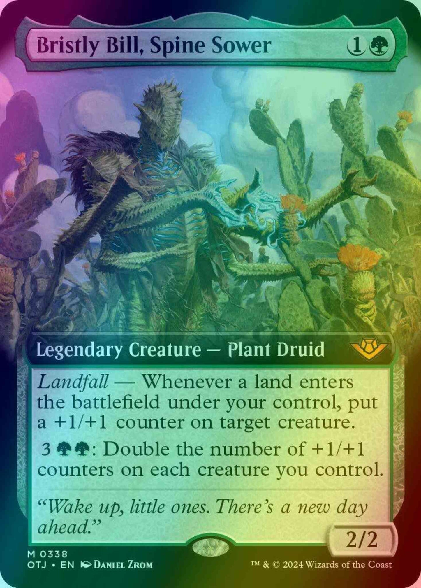 Bristly Bill, Spine Sower [338] [Extended Art] [Outlaws of Thunder Junction] [Foil]