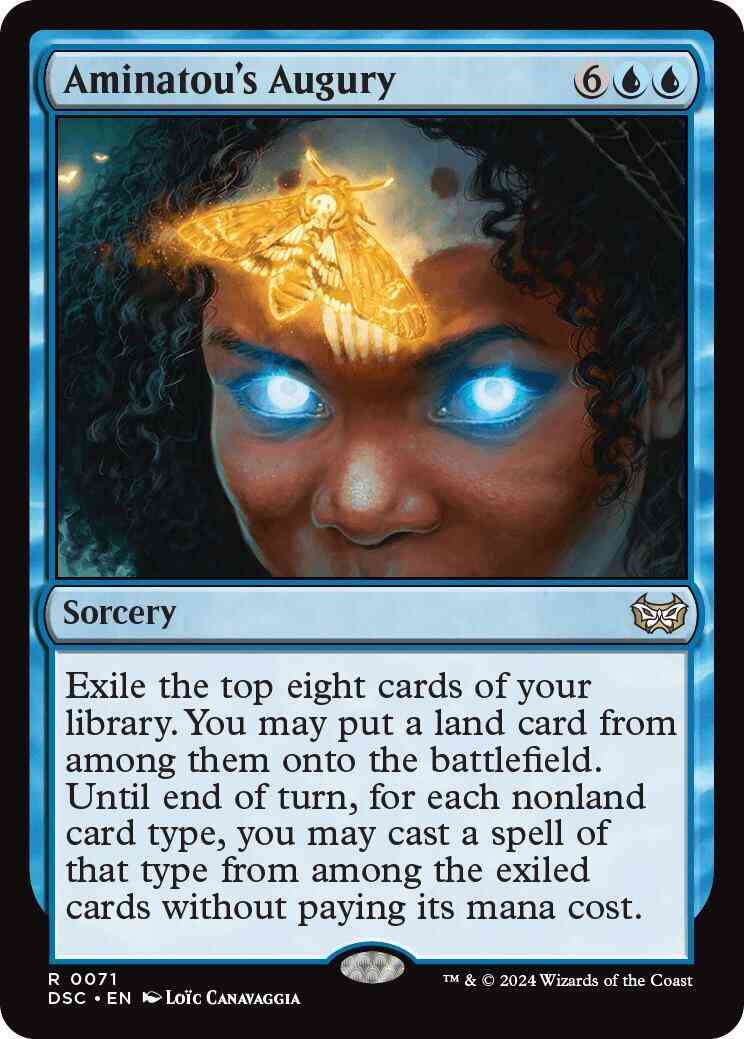 Aminatou's Augury [71] [Duskmourn: House of Horror: Commander] [Non-Foil]