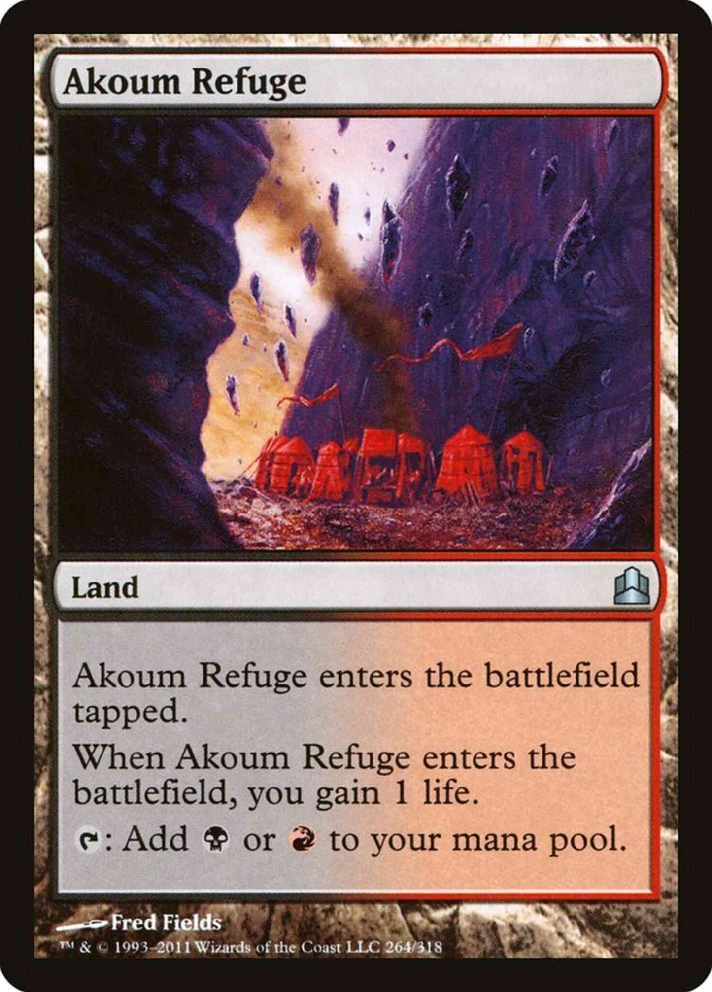 Akoum Refuge [264] [Commander 2011] [Non-Foil]