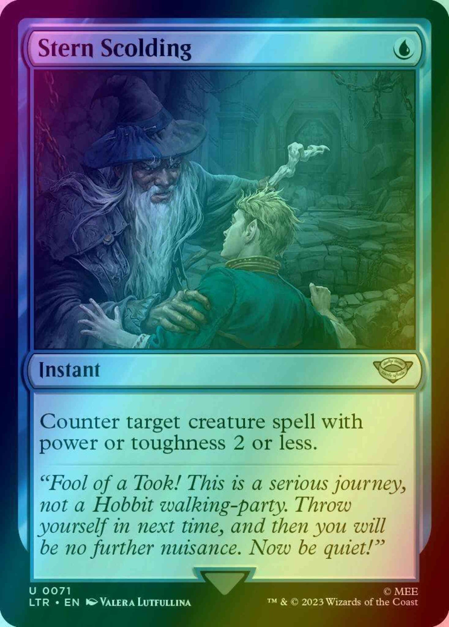 Stern Scolding [71] [The Lord of the Rings: Tales of Middle-earth] [Foil]
