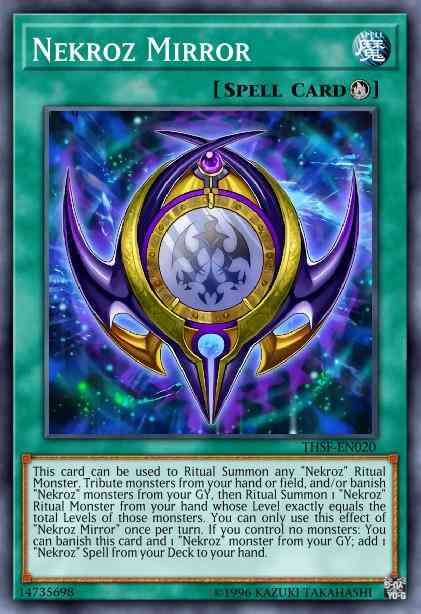 Nekroz Mirror - THSF-EN020 - Secret Rare - 1st Edition