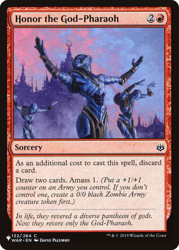 Honor the God-Pharaoh [WAR-132] [The List] [Non-Foil]