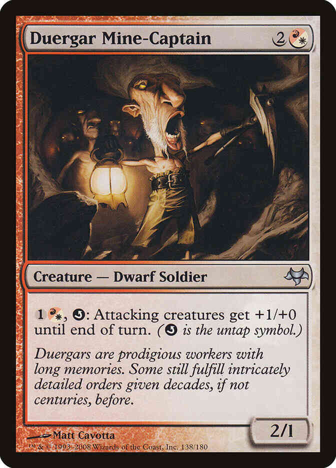 Duergar Mine-Captain [138] [Eventide] [Non-Foil]