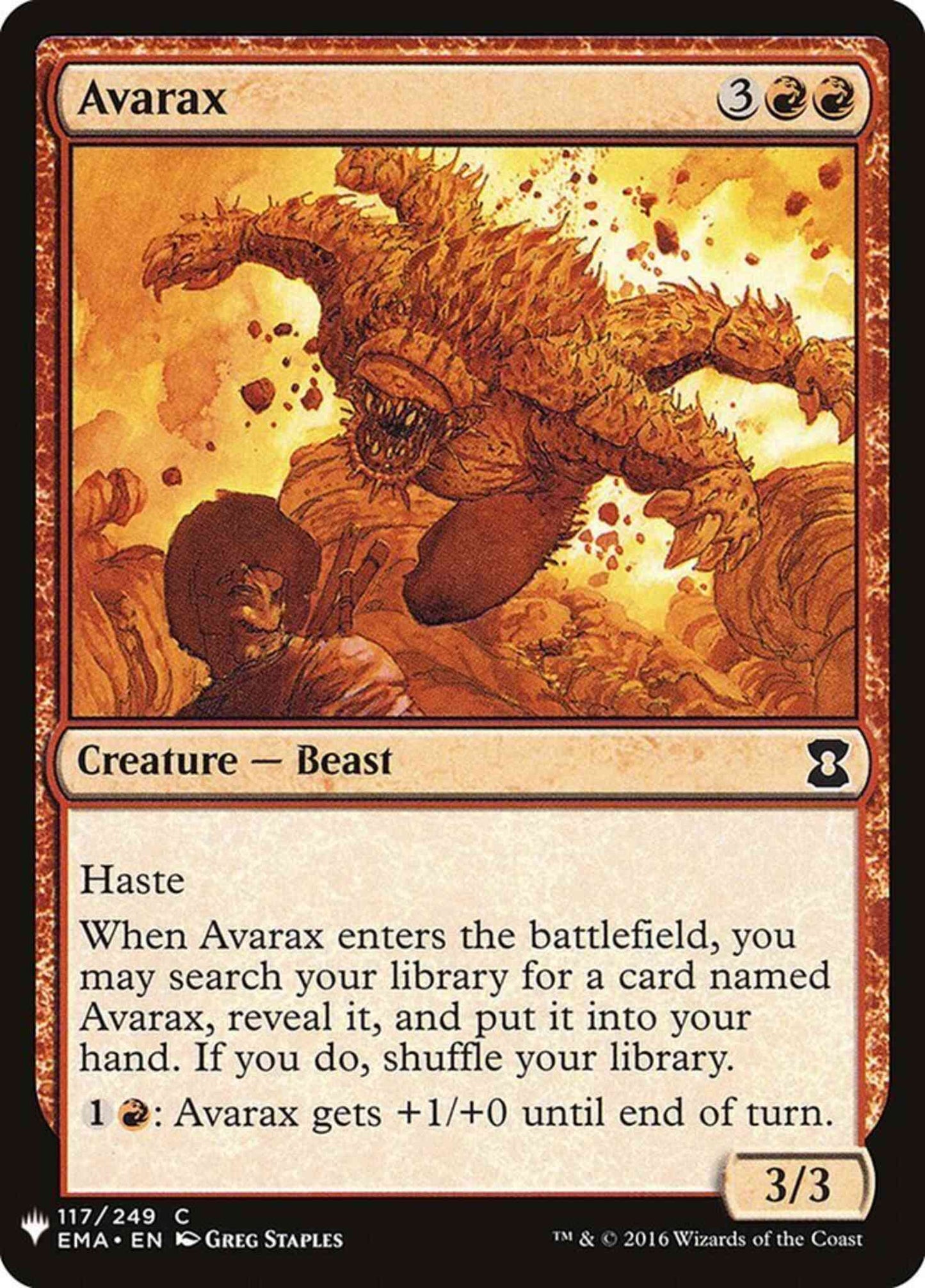 Avarax [EMA-117] [The List] [Non-Foil]