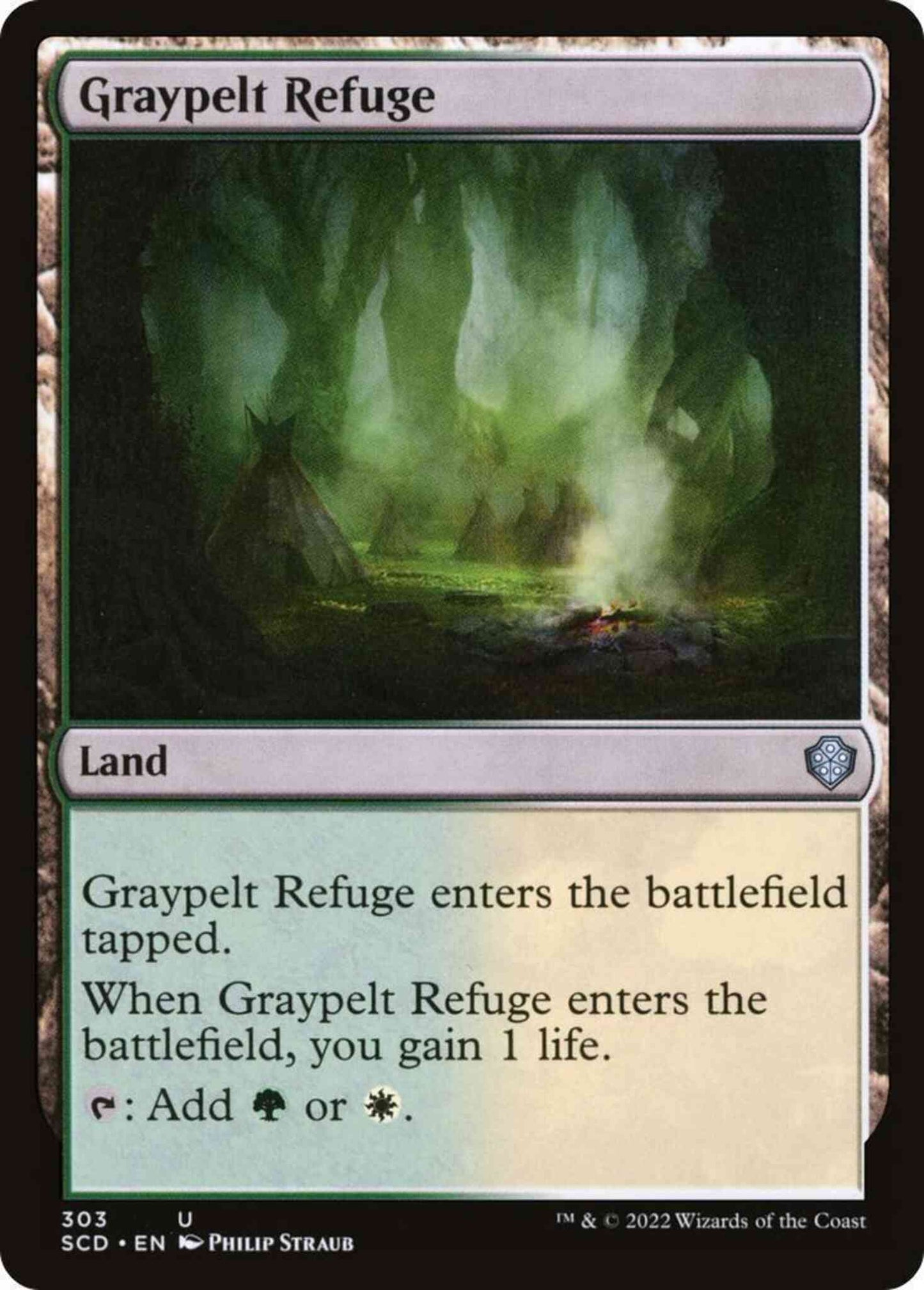 Graypelt Refuge [303] [Starter Commander Decks] [Non-Foil]