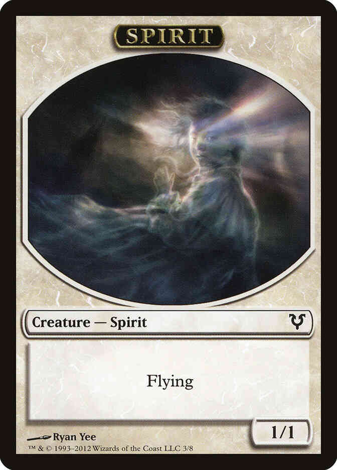 Spirit Token [03] [Avacyn Restored Tokens] [Non-Foil]