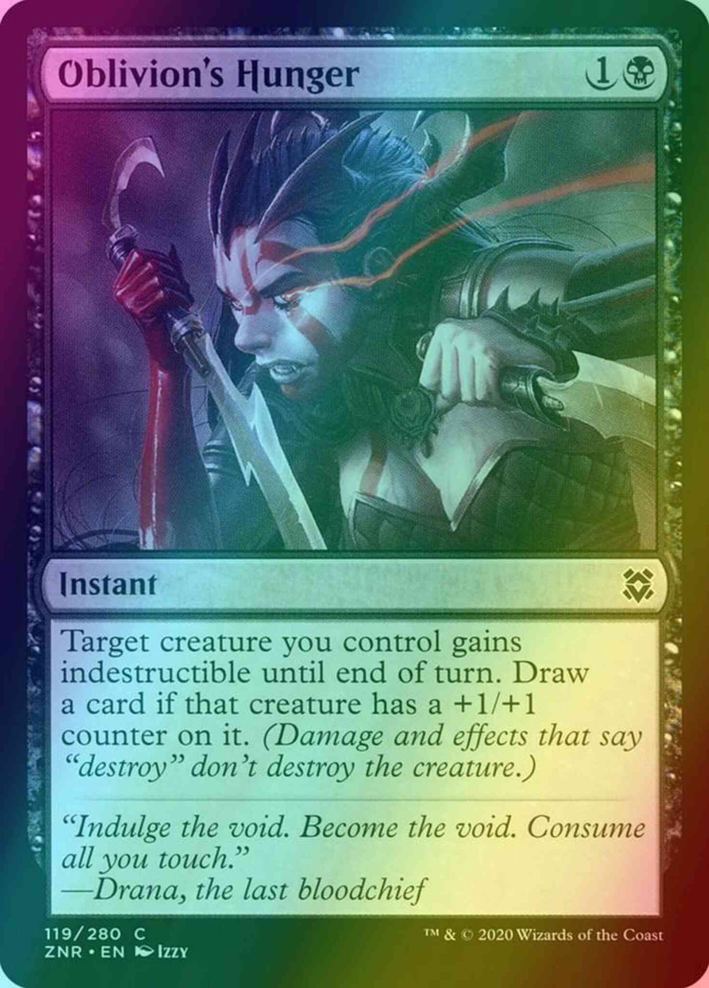Oblivion's Hunger [119] [Zendikar Rising] [Foil]