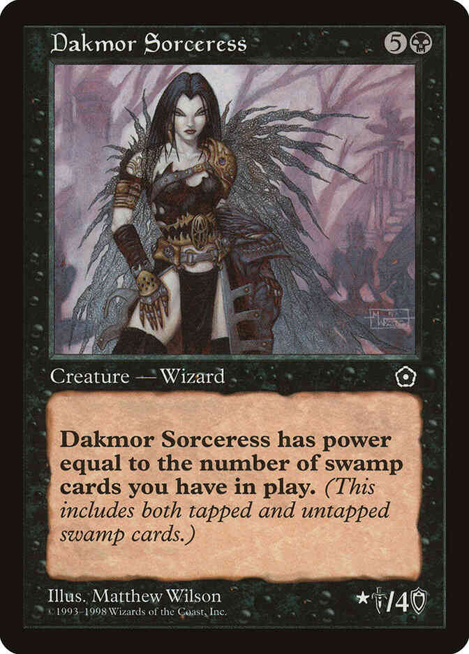 Dakmor Sorceress [71] [Portal Second Age] [Non-Foil]